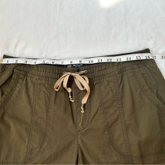 Lee Olive Green Capr - Picture 3 of 7